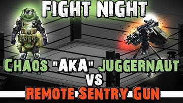 MW3 "FIGHT NIGHT" Chaos AKA "Juggernaut" vs Remote Sentry Turret w/ NOOB | Chaos
