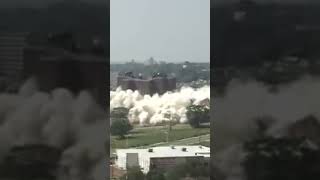 Apartment Towers Collapse in Epic Controlled Demolition! #Demolition #Explosion #Implosion