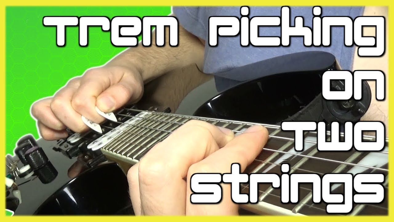 Trem Picking On Two Strings Tutorial With TABS Quick Guitar Tricks
