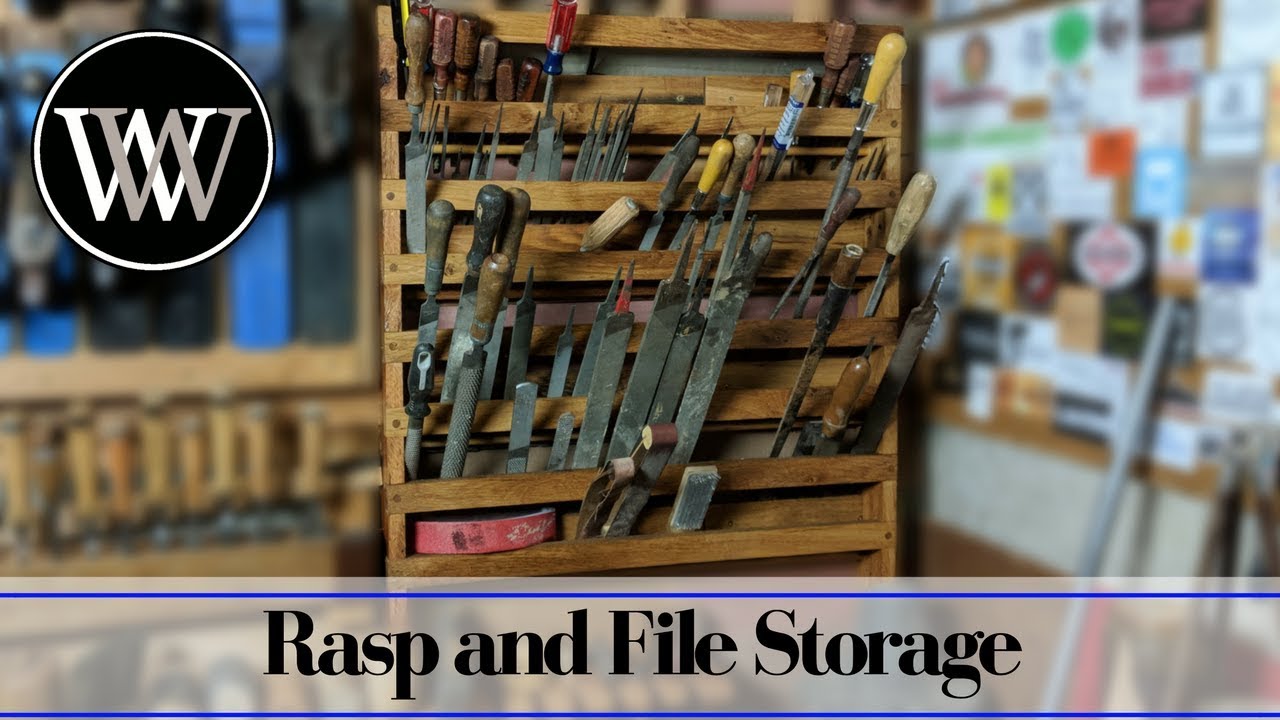 File and Rasp Storage Rack | French Cleat Hand tool storage system