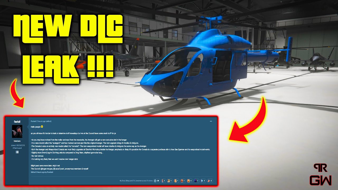 New DLC LEAKS !! Hangar Slots, Custom Vehicle Upgrades & More! GTA 5
