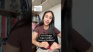 Precisa de faculdade pra trabalhar com UI/UX Design? #uiux #uxui #uxdesigner #uxdesign #faculdade