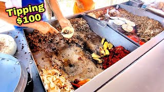 EXTREME Mexican Street TACOS  Tipping $100 Dollars!!