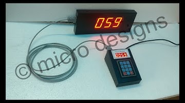 3-digit Token Display System with ding dong sound by Micro Designs