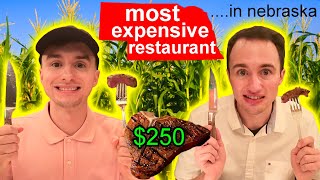 Eating at Most Expensive Restaurant in our state... Nebraska