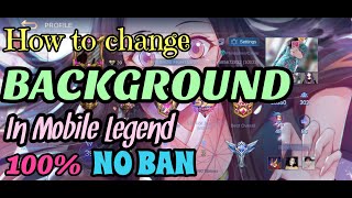 HOW TO CHANGE BACKGROUND IN ML || FULL TUTORIAL || 100 % NO BAN #MLBackground screenshot 5