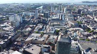 Drone over cardiff