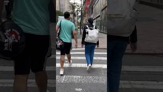 Walking up Fifth Avenue