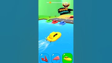 🔥Shape-Shifting  game 🛵 walkthrough level 102⚡️funny race 🏁 #shorts #gameplay #shapeshifting