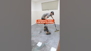 5 essential tools to do a metallic floor #epoxy #flooring #epoxyflooring #home #floors #epoxyfloor