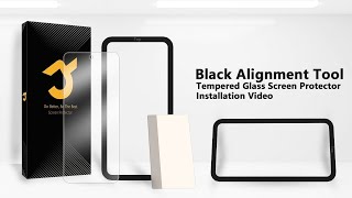JZG Tempered Glass Screen Protector Installation Video with Black Alignment Tool (NEW)