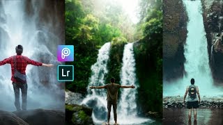 Waterfall Edit Picsart || 3D Creative Concept Editing 2020 || PicsArt Waterfall Manipulation || screenshot 5