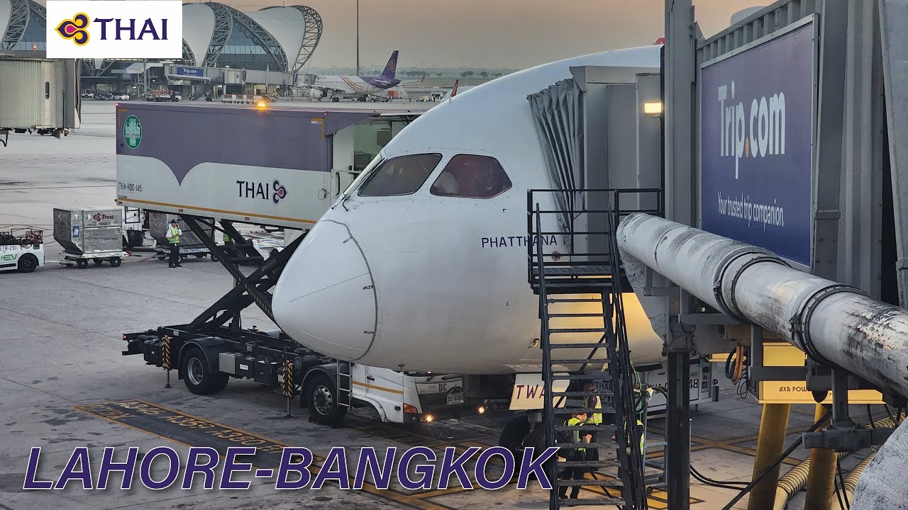 Thailand's National Carrier to Bangkok || Thai Airways || Boeing 787-9