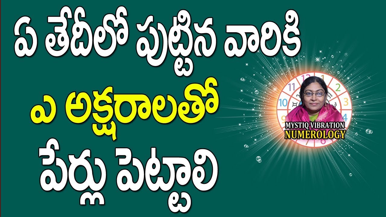 Name Numerology In Telugu Name Numerology In Telugu IB SAAHU