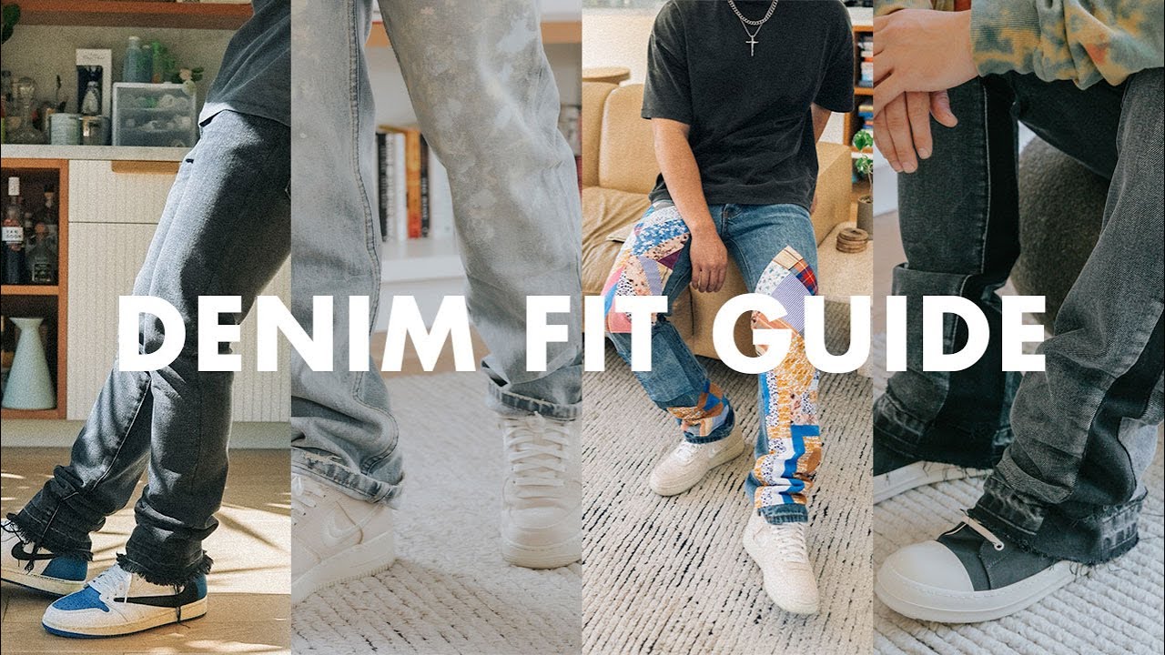 Men's denim fit guide, New arrival jeans