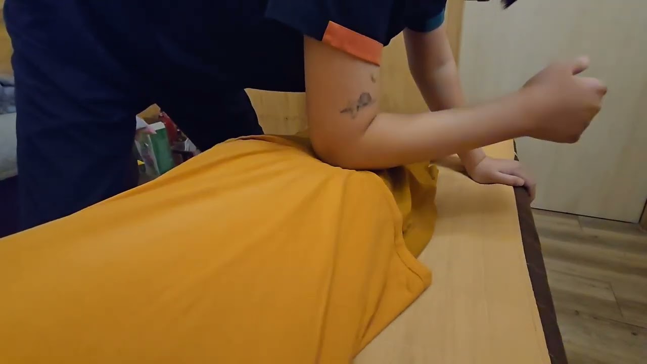 등 마사지 배우기(Back massage)