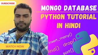 Python Tutorial - MongoDB Setup and CRUD Operations in Hindi