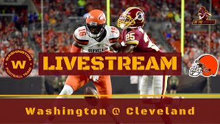 Washington Football Team vs. Cleveland Browns Instant Analysis Livestream