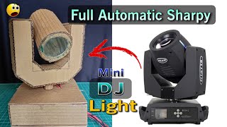 How To Make Sharpy Light At Home using Cardboard || Portable Mini Sharpy Light Kaise Banaye