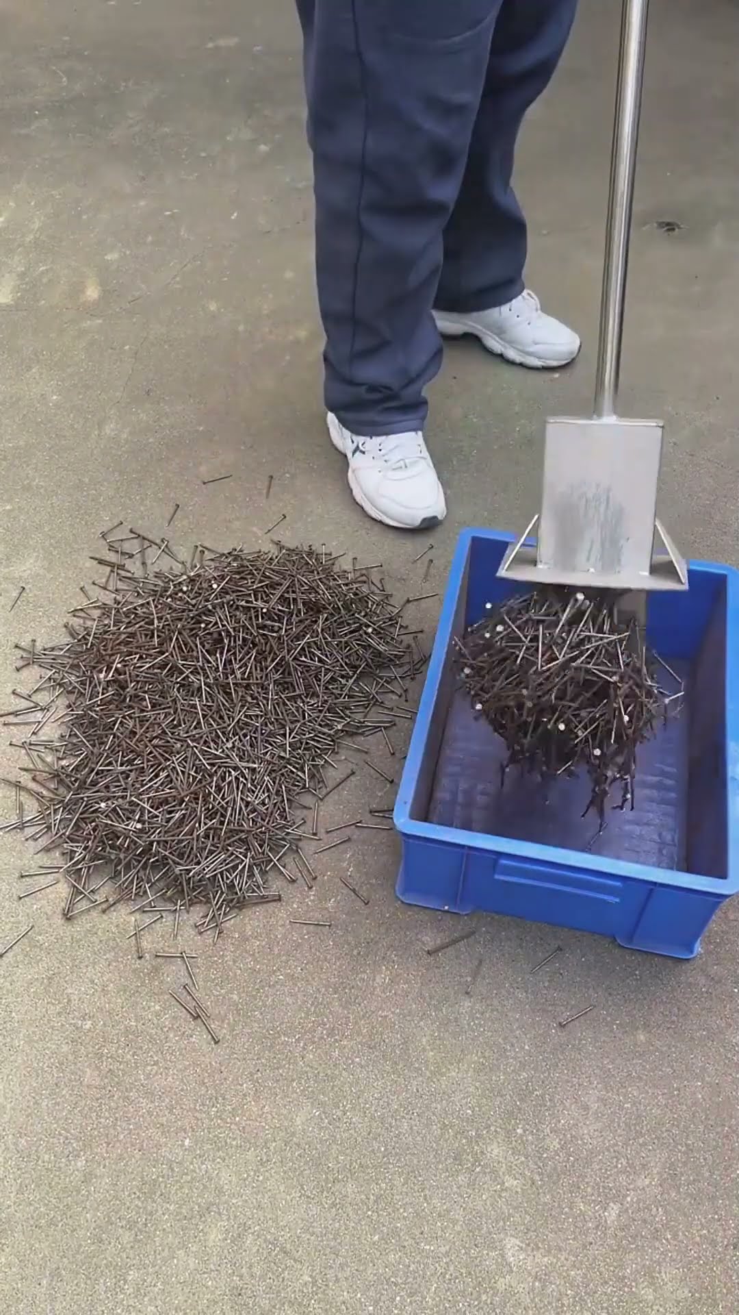 The process of picking up iron with strong magnetic- Good tools and machinery make work easy