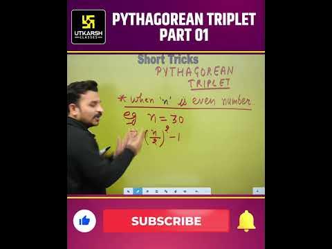 Pythagorean Triplets Tricks || Part-1 || Utkarsh Maths Mania Tricks ...
