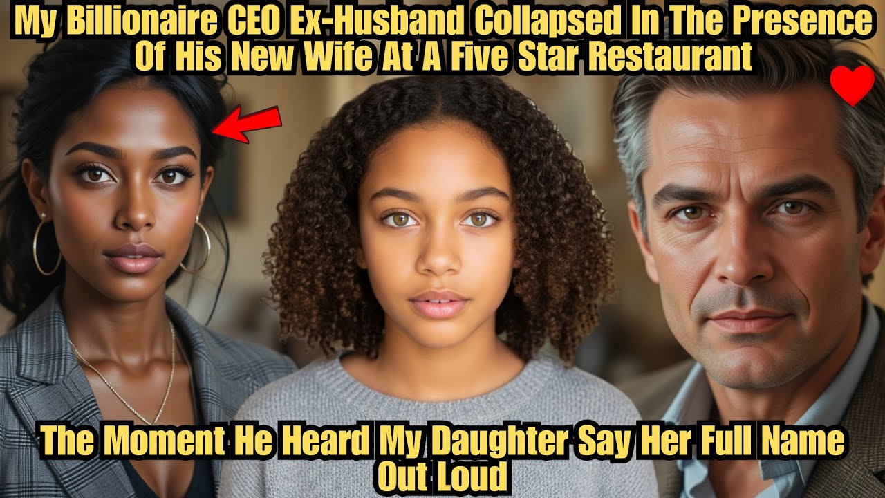 My Billionaire CEO Ex Husband Collapsed In The Presence Of His New Wife At A Five Star Restaurant...