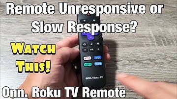 Remote Not Working, Unresponsive, Slow, Delayed, Laggy Response FIXED (Onn. Roku TV)
