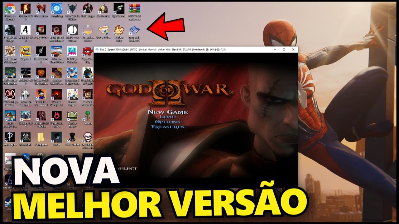 Jogos de PS2 com versão para PC Fraco 