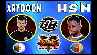 SFV AE ► Arydoon (Algeria) vs HSN (Cameroon) 🏆 2 X FT 3 [Online Casuals] 🏆 12-04-2019 🎥 60 FPS 🎥