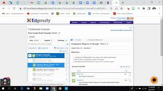 Customizing a Course