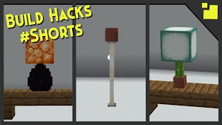 Minecraft Build Hacks - 5 Interior Light Ideas!! #Shorts
