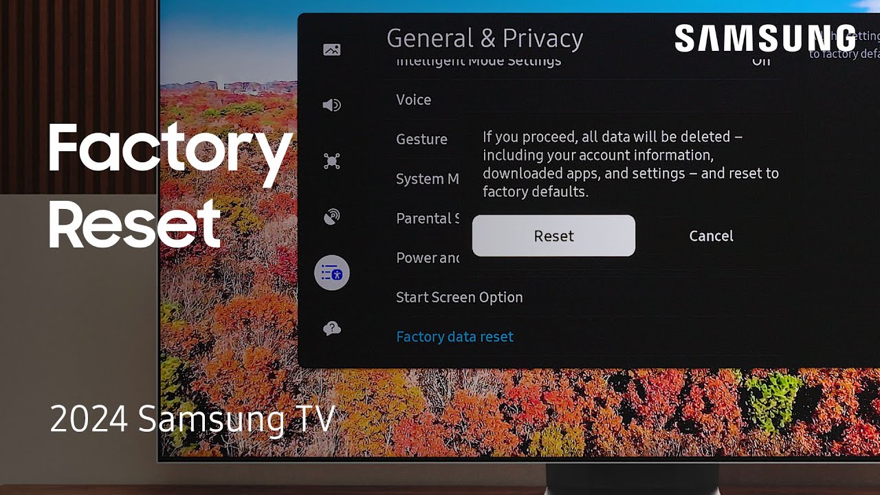 Resolve Samsung TV issues with a factory reset Samsung US YouTube