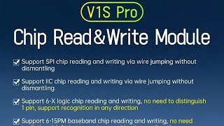 JCID V1S PRO CHIP READ & WRITE MODULE#repost