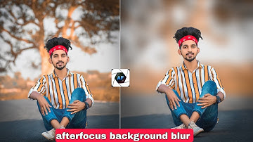AfterFocus Pro background blur photo editing🔥||auto background blur best editing app