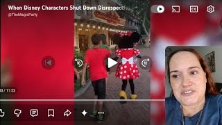 When Disney Characters Shut Down Disrespectful Park Guests |REACTION|