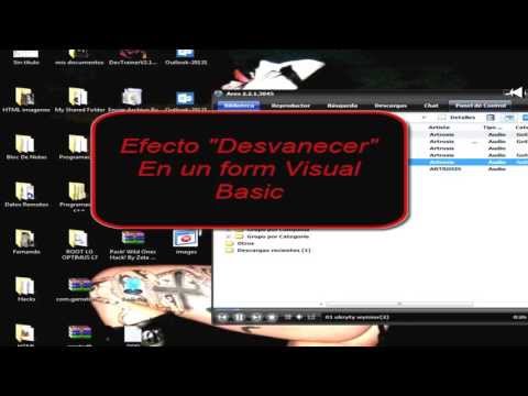 Efecto Visual en Visual Basic 2010 [Desvanecer Formulario]