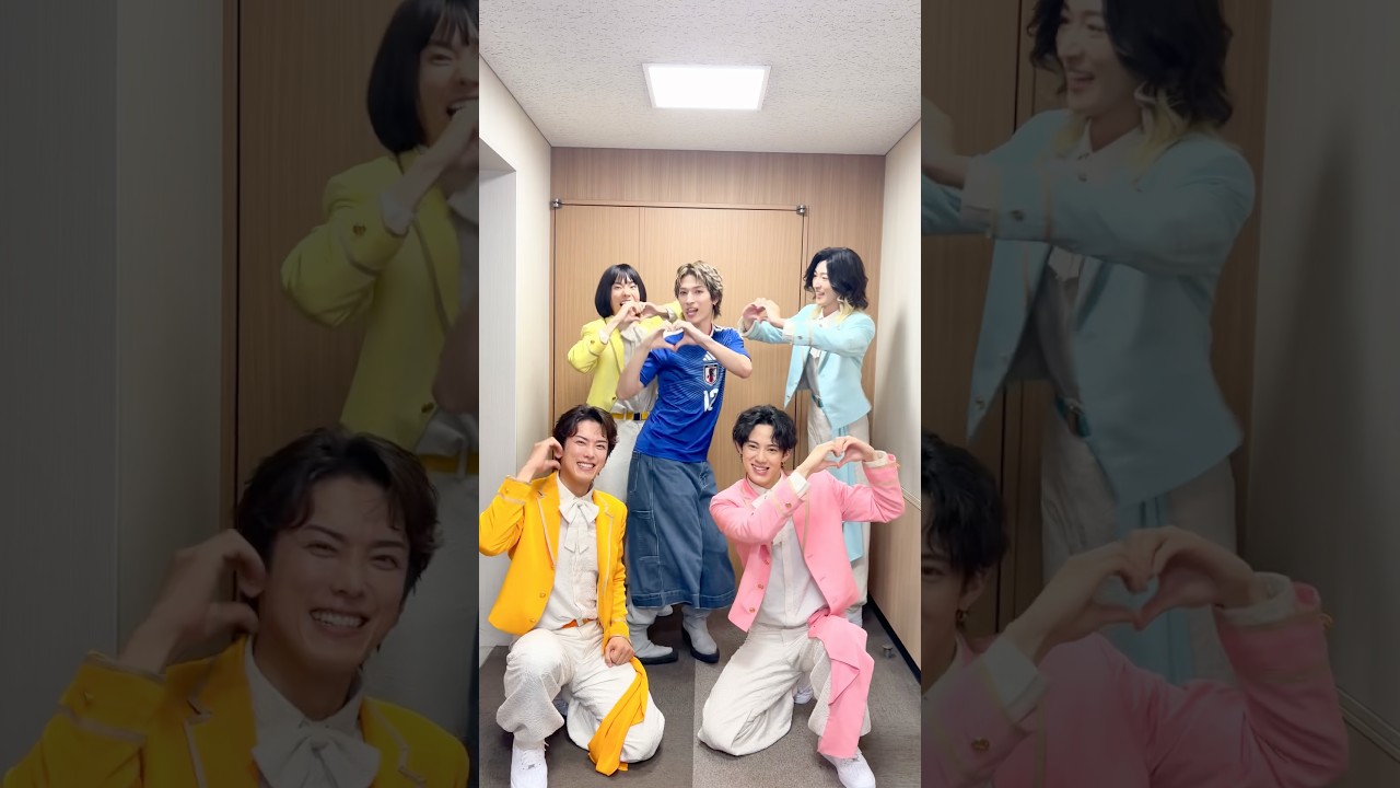 JI BLUEの#金城碧海 さんと#ほんまやでダンス ！コラボありがとうございました✨✨#JIBLUE#モナキ #FNS歌謡祭