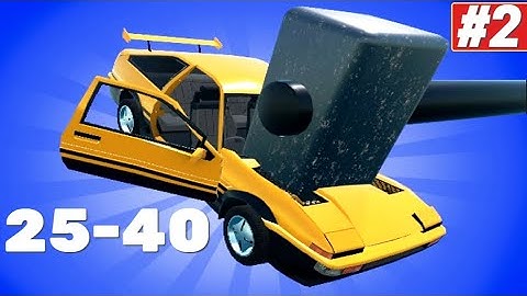 Crash Master 3D Gameplay Walkthrough Level 25-40-30 iOS Android Car Crash Part #2