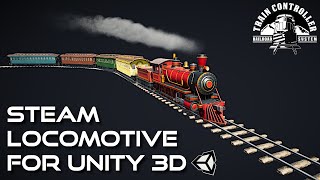 Unity Asset Store | Steam Locomotive Expansion Pack - Train Controller for Unity 3D