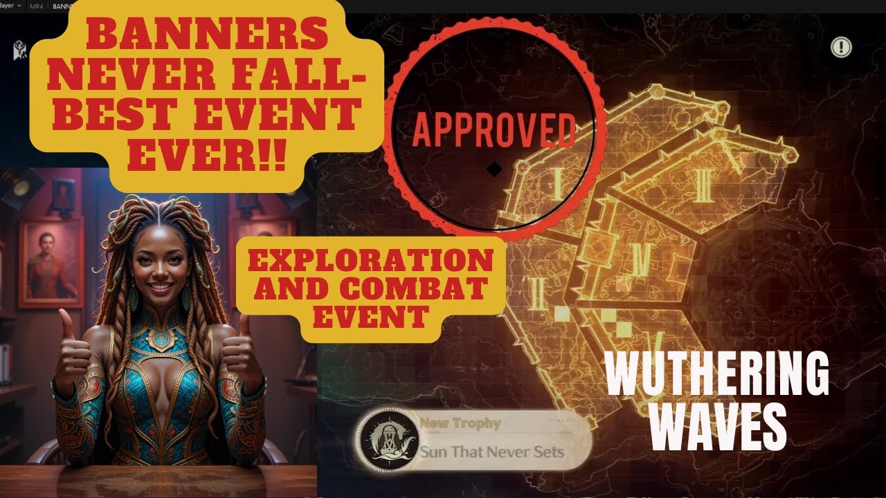 Wuthering Waves - COMPLETE BANNERS NEVER FALL EVENT GAMEPLAY - YouTube