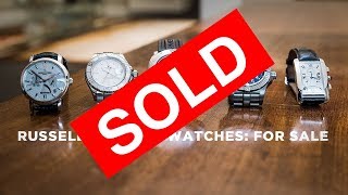 The sold prices for Russell Crowe's watches, including a bargain Rolex Daytona!