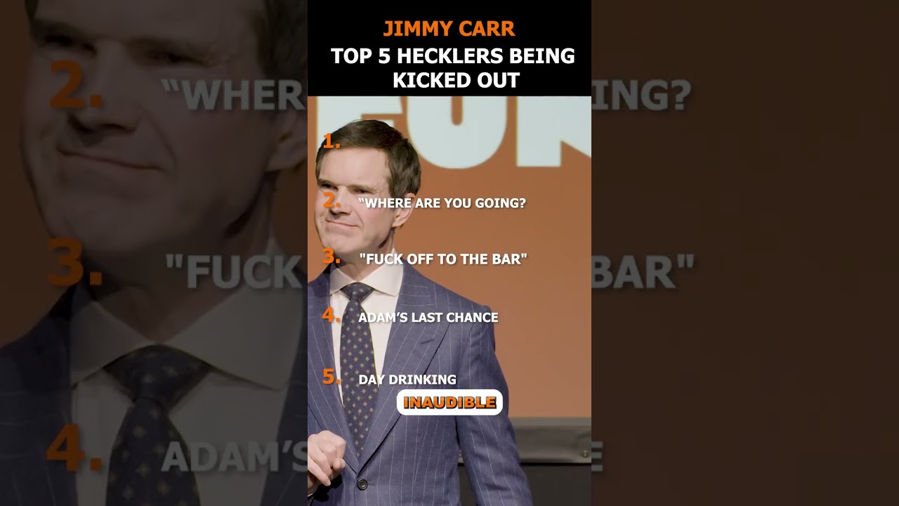 Top 5: Jimmy Carr Kicking Out Hecklers 