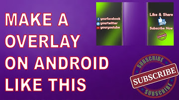 Make A Overlay For Vertical Videos |  On Android |  SD Creation
