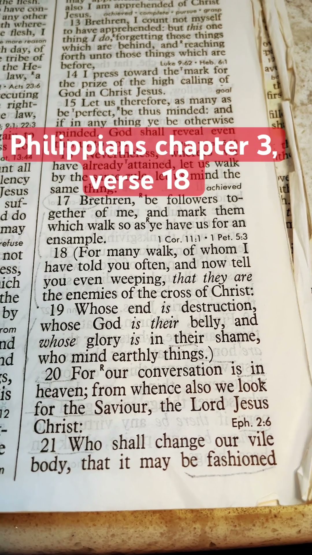 Philippians Chapter 3 Verse 18 YouTube Philippians Chapter 3 Verse 18 YouTube