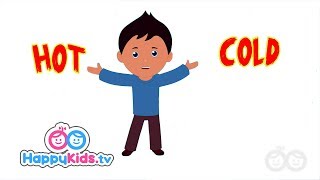 Opposites Hot And Cold - Learning Songs Collection | Happy Kids screenshot 3