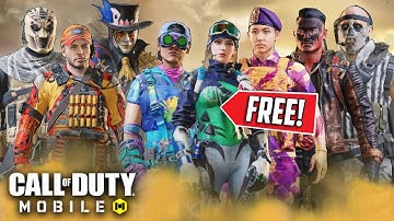 *NEW* SEASON 2 FREE CHARACTER SKINS in COD MOBILE! ALL SEASON 2 FREE CONFIRMED SKINS CODM