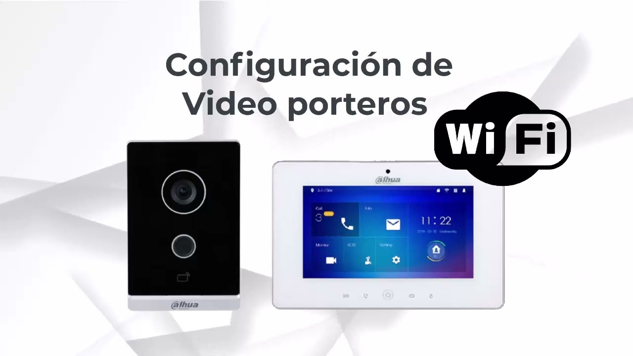 DAHUA KITW01 - Kit de Videoportero WiFi/ Monitor con Pantalla de 7/ 6  Entradas de Alarmas/ 8 Zonas de Alarma Inalámbricas/ Ranura MicroSD/ Graba  y Captura Imágenes/ Camara de 2MP con WDR