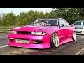 Modified Cars ARRIVING at a Car Show - Trax 2019