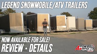 2023 Legend Flat Top & Deluxe V-Nose Trailers - Review & Available for sale