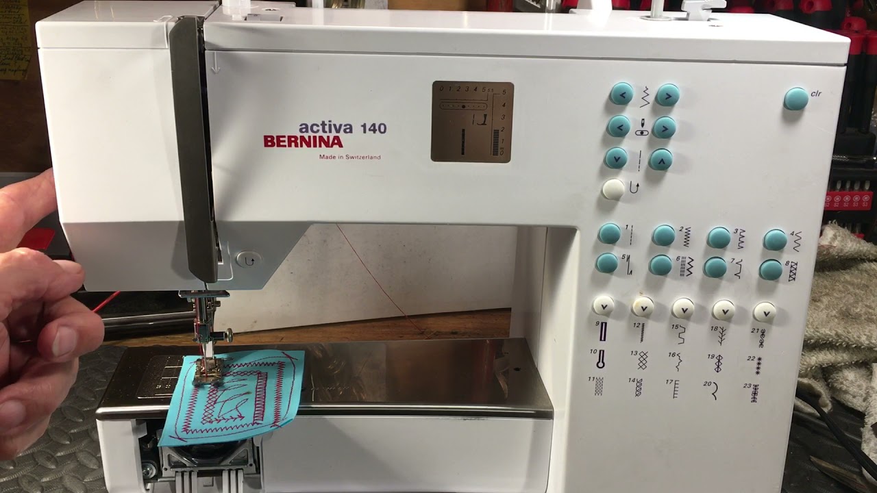 Bernina Activa 140. Review and recommendation. I like it. Two 